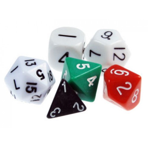 Polyhedral Dice (Set of 6)