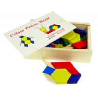 Wooden Pattern Blocks (Set/60)