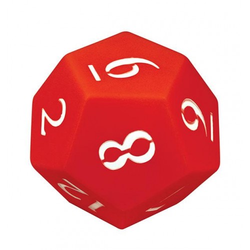 Large 12-sided PVC Dice