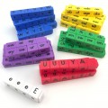 Reading Rods Phonics Word Building Letter Cubes, Set of 141