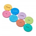 Place Value Disks, 8 Values, Set of 200