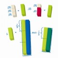 Plastic Cuisenaire Rods Introductory Set