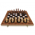 3-in-1 Chess, Backgammon and Checkers set