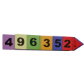 Magnetic Place Value Arrows, Extended version, Set of 60 pieces.