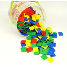 Colour Square Tiles, Set of 400