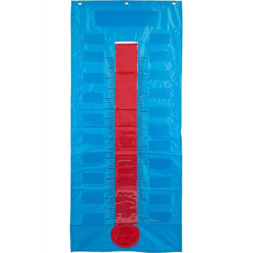 Thermometer/Goal Gauge Pocket Chart