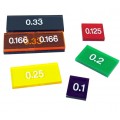 Overhead Decimal Tiles, Set of 51