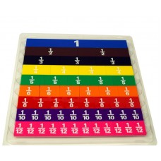 Plastic Fraction Tiles Set of 51