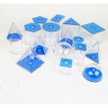 Relational Geometric Solids, Set of 17 shapes