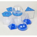 Relational Geometric Solids, Set of 17 shapes