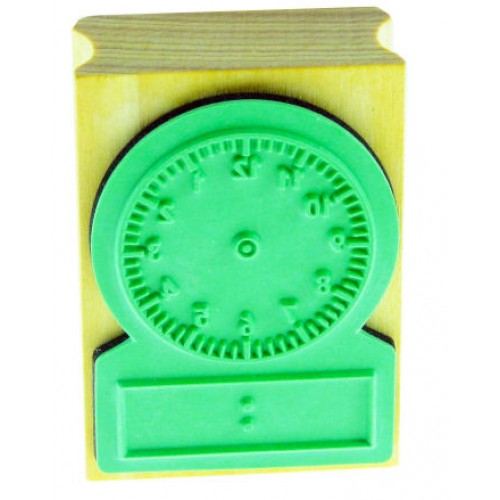 Wooden Clock Stamp