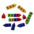 Magnetic Place Value Arrows, Set of 40 pieces.