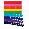 Large Teaching Magnetic Fraction Blank Tiles, Set of 51