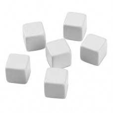 Blank Dice , set of 10