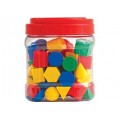 Geometric Shapes in Jar 