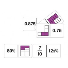 Dominoes fraction Equivalency Mixed 28 pieces